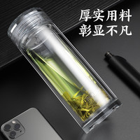 格亚 双层玻璃杯 400ml