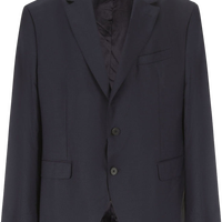 Massimo Dutti 【宽松沉稳】男式细纹带垫肩商务通勤长袖约会休闲西服