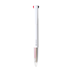KACO 优写4in1按动笔多功能中性笔（0.5 自动铅笔/黑/红/蓝）多色合一中性笔手帐标记水笔 1支装