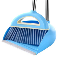 舒拉娜 雅高 扫把 扫帚畚箕超值2件套装 天空蓝