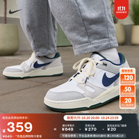 NIKE 耐克 男子复古低帮运动鞋冬季经典舒适简约NIKE FULL FORCE FZ3595 100白色/深藏青/浅铁矿石灰 41