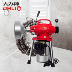 大力神 GQ-180电动自动管道疏通机 物业家庭用大功率厨房下水道疏通器 下水道疏通工具