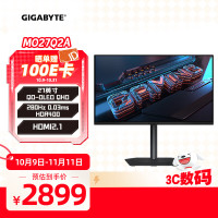 技嘉 27吋 QD-OLED QHD显示器 280Hz 0.03ms HDR40战术电竞Type-c MO27Q2A