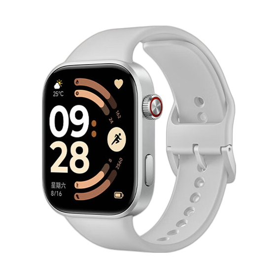红米 Watch 6 智能手表 皎月银 46.4mm TPU
