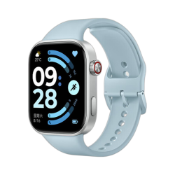 红米 Watch 6 智能手表 蓝牙版 46.4mm 银色高强铝表壳 迷雾蓝TPU表带