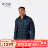 Rab 睿坡 男士700蓬运动羽绒Microlight防泼水防撕轻量羽绒服403g QDB-16 灰黑色 L