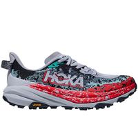 HOKA ONE ONE 女款夏季飞速羚羊6越野跑步鞋SPEEDGOAT 6轻量透气 海鸥灰/暴风蓝 37