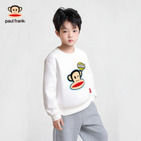 大嘴猴(paul frank)童装卫衣2025秋冬款男女童舒适保暖多色中大童潮流百搭外套 517B黄色 130