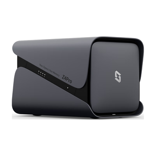 极空间 ZSpace私有云Z4Pro 16G版四盘位Nas网络存储服务器家庭个人相册备份文件同步【配4块4T西数红盘PLUS】钛金灰