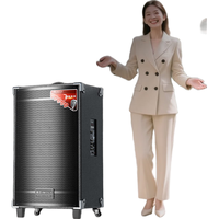 金正 15吋广场舞音响 户外便携式蓝牙音响 大音量大功率拉杆音箱k歌专业设备可移动带双咪 N12-22 N12-22-15