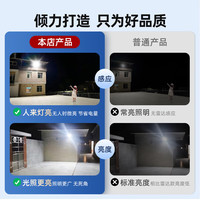 荣事达太阳能照明灯户外雷达感应庭院灯太阳能户外庭院灯高亮露营营地灯 超同行所谓1000W-感应高亮