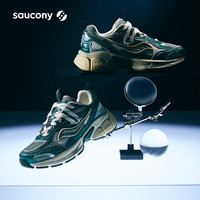 Saucony索康尼2K CAVALRY秋冬复古休闲跑步鞋运动老爹鞋 绿银16 45