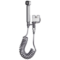 潜水艇（Submarine）F415亮银色三角阀套装一进二出角阀增压喷枪妇洗器可接马桶