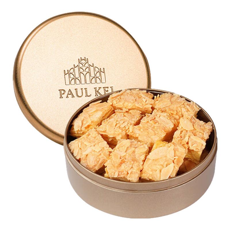 葡记 扁桃仁千层酥 礼盒装 128g*2盒 饼干