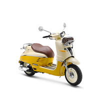 标致 摩托全新第四代DJANGO TT 150cc 复古踏板摩托车 海岸白/秋叶黄