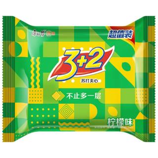 88VIP：康师傅 3+2 苏打夹心饼干 清新柠檬味 375g