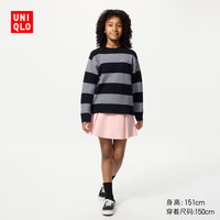 优衣库童装男童女童souffle yarn舒芙蕾针织衫长袖毛衣480864