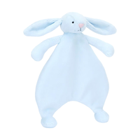 Jellycat英国高端毛绒玩具 蓝色邦尼兔甜睡巾27cm 宝宝柔软安抚玩偶