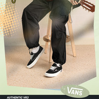 VANS 范斯 Authentic VR3男女款低帮板鞋透气舒适运动鞋轻便休闲鞋