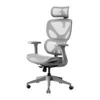 京东京造 Z7 2代全网人体工学椅办公椅电脑椅子人工力学座椅电竞椅学习椅灰 Z7二代全网椅-3D双轴头枕灰