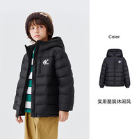 SNOWFLYING/雪中飞 轻薄 儿童羽绒服 黑色 150