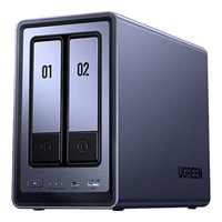 UGREEN/绿联 双盘位 NAS私有云服务器 西数红盘8T*2 2*8T