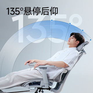  igrow/爱果乐 可躺 人体工学椅  D2 灰(坐深调节 脚托) D1 Pro