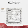 COACH 蔻驰 奥莱女士COACH X PEANUTS SNOOPY印花桑蚕丝方形围巾礼物