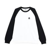 杰克·琼斯(JACK&JONES) 秋季LOGO刺绣潮流百搭休闲日常宽松圆领卫衣224333109 黑色 3XL (195/112A)