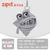 ZIPIT 时尚拉链笔袋金银富贵系列质感银学生创意文具盒超大容量笔盒流行土豪金