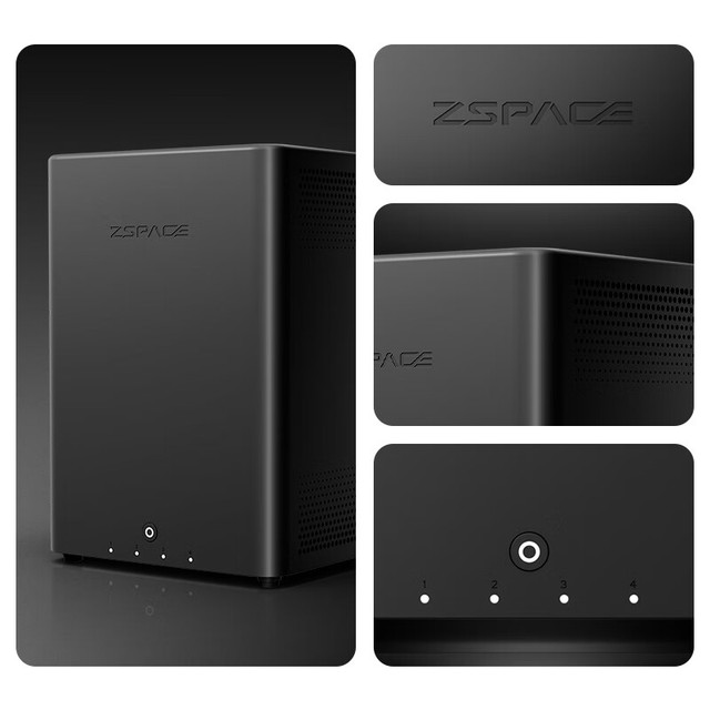极空间 ZSpace Q4 四盘位 NAS存储（N95、8GB、无盘）