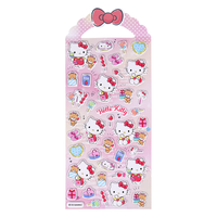 三丽鸥(SANRIO)Hello kitty儿童卡通KT猫海绵贴纸凯蒂猫3D立体泡泡贴女生奖励贴 Hello kitty随机2款