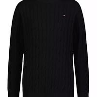 Boys 8-20 Crewneck Cable Knit Sweater