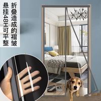 佳尔美 侧开高透 防风门帘 0.32mm 宽80高200 纯色透明