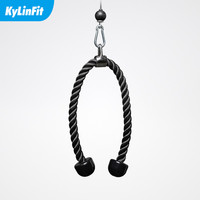 骐骏 肱二头肌拉绳 肱三头肌绳索下拉 大飞鸟力量下压训练器械 QJ-RP192