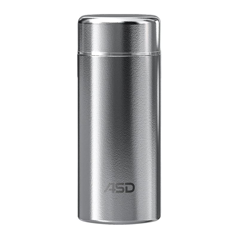  ASD/爱仕达 99.9%内外纯钛 纯钛保温杯  钢本色 220ml 220ml