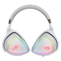 ROG棱镜2 有线/无线头戴式耳机 带麦克风 电脑游戏电竞 棱镜S幻 AI降噪麦克风 棱镜精英版 标准版 RGB 棱镜 白色版