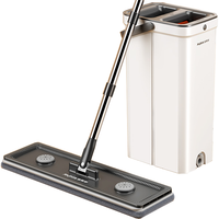 佳帮手 平板拖把33cm3布家用一拖净免手洗2025带桶一套拖地墩布拖布 33cm板头共3布