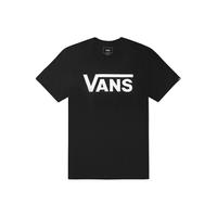 VANS范斯 男女短袖T恤夏季经典LOGO 黑色 XS