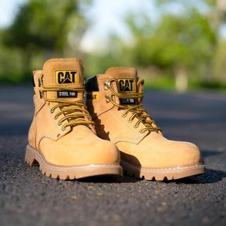 卡特彼勒CAT 卡特秋季23年男女同款户外经典黄靴工装靴低靴子大黄靴