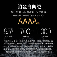 传淇 COYACAL 95%白鹅绒360-500克超厚加厚羽绒服男中长款2023