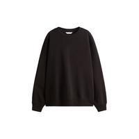 H&M女装秋季2025圆领柔软内里大廓形卫衣1243667 棕色 XL 175/116