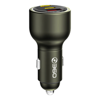 移动端、京东百亿补贴：360 车载充电器超级快充数据线套装1A2C 100W大功率 点烟器智能车充HC-P67 一拖三转换器