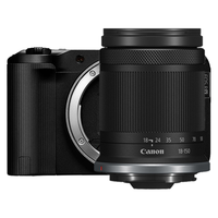 Canon/佳能 创意视频机 微单视频相机+RF-S18-150拆镜头+无线麦克风+直供电源适配器+直播三脚架 单头套机 18-150mm 黑色 F4