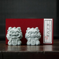 博为 BW 风狮爷仿石头茶宠 2个