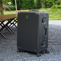 都宝路2025大容量行李箱女旅行箱拉杆箱男生密码24寸登机箱 枪灰〖加厚PC箱体|防刮耐磨-TSA海关锁-减震刹车万向轮-收藏加购赠箱套〗 20寸登机箱【五大功能||折叠杯架+手机支架+USB充电+便携挂钩+辅助把手】