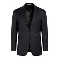 SUITSUPPLY秋深灰色羊毛西服合体商务男士西装上衣