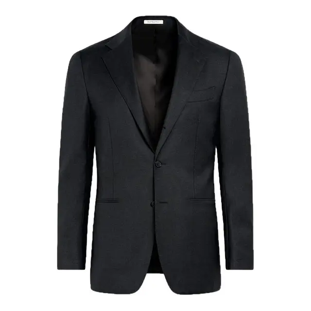 SUITSUPPLY秋深灰色羊毛西服合体商务男士西装上衣