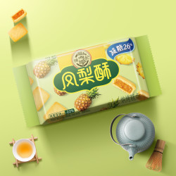 徐福记 凤梨酥 184g 减糖26% 早餐糕点
