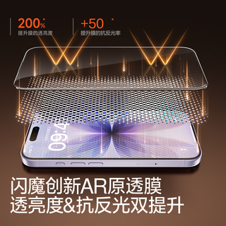  SMARTDEVIL/闪魔 AR增透抗反光 iPhone钢化膜